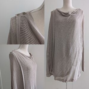 Nordstrom Open Knit Wrap Cardigan Sweater Sz S